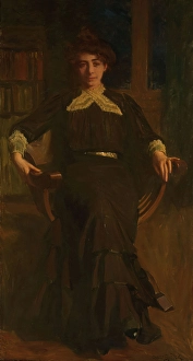 Soprano Prints: Mrs. Dagmar Moller b. Bosse, probably 1903. Creator: Oscar Bjorck