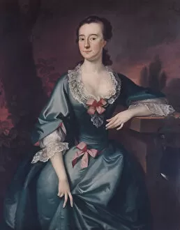 Blackburn Gallery: Mrs. David Chesebrough, 1754. Creator: Joseph Blackburn