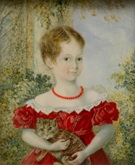 Dove Prints: Mrs. Edward Loyd (C. Louisa Foster), ca. 1835. Creator: Mrs Dove