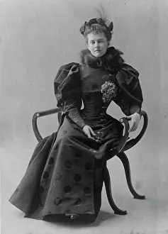 Leg Of Mutton Sleeve Prints: Mrs. Elizabeth Cameron, full-length portrait