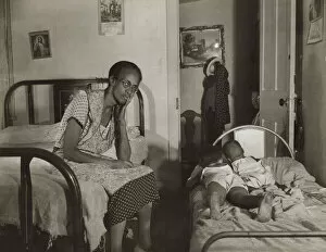 Apartment Gallery: Mrs. Ella Watson, who has been a government charwoman... Washington, D.C. 1942