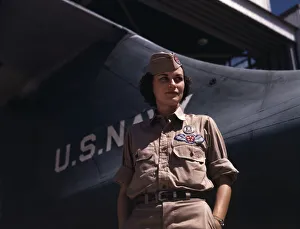 Aeroplane Gallery: Mrs. Eloise J. Ellis has been appointed by civil...Naval Air Base, Corpus Christi, Texas, 1942