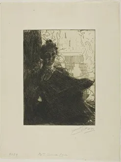 Mrs. Emma Zorn, 1900. Creator: Anders Leonard Zorn