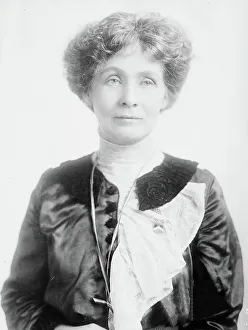 Emmeline Goulden Prints: Mrs. Emmeline Pankhurst, 1912. Creator: Bain News Service