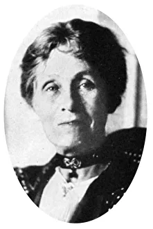 Emmeline Goulden Gallery: Mrs Emmeline Pankhurst, English suffragette, early 20th century