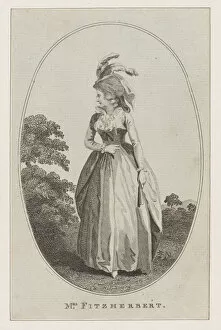 Prinnie Collection: Mrs. Fitzherbert, 1786. Creator: J Cook