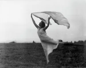 Noyes Florence Fleming Prints: Mrs. Florence Fleming Noyes in a scarf dance