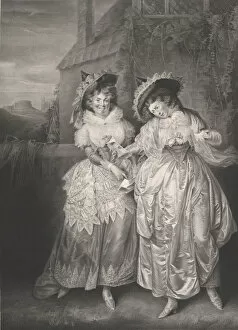 Letters Gallery: Mrs. Ford and Mrs Page (Shakespeare, Merry Wives of Windsor, Act 2, Scene 1), 1793