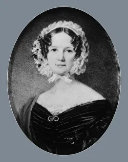 Saunders Prints: Mrs. George M. Gill (Ann McKim Bowly), 1841. Creator: George Lethbridge Saunders