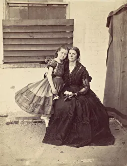 Mrs. Greenhow and Daughter, Imprisoned in the Old Capitol, Washington, 1862