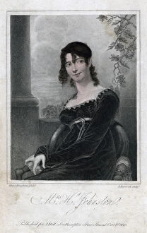 Mrs H Johnston, 1812.Artist: J Hopwood