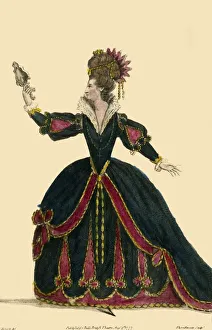 Restoration Prints: Mrs. Hartley in the Character of Mary Queen of Scots, 1777. Creator: J Thornthwaite