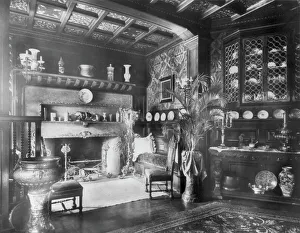 Parlor Prints: Mrs. Hearst, c190-. Creator: Frances Benjamin Johnston