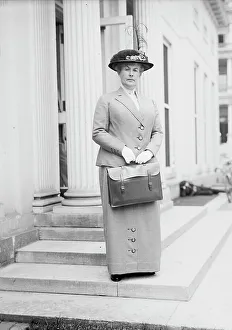 Briefcase Prints: Mrs. Helen L. Grenfell, 1914. Creator: Harris & Ewing