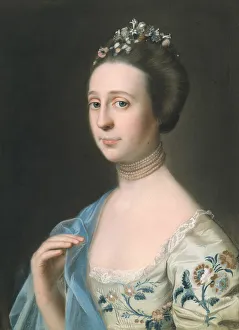 Colletage Prints: Mrs. Henry Hill (Anna Barrett), c. 1765 / 70. Creator: John Singleton Copley