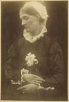 Stephen Julia Prinsep Gallery: Mrs. Herbert Duckworth, c. 1874. Creator: Julia Margaret Cameron