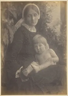 Jackson Julia Duckworth Prints: Mrs. Herbert Duckworth with Gerald Duckworth, 1872. Creator: Julia Margaret Cameron