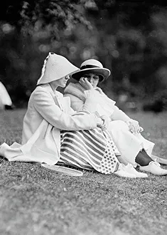 Mrs. J. Upshur Morehead, right, 1913. Creator: Harris & Ewing. Mrs. J. Upshur Morehead, right, 1913. Creator: Harris & Ewing