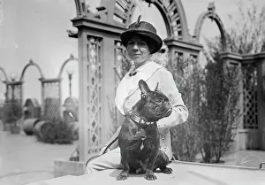 Trellis Prints: Mrs. J. Wadsworth Carpenter & Neco, between c1910 and c1915. Creator: Bain News Service