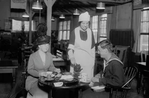 Bryant Park Prints: Mrs. J. Ward & Mrs. Jay Gould, 1918