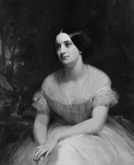 Elliott Charles Loring Gallery: Mrs. James Clinton Griswold, 1854. Creator: Charles Loring Elliott