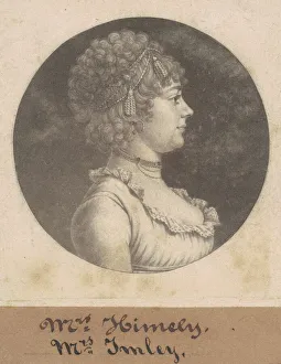 New Jersey United States Of America Collection: Mrs. James Henderson Imlay, 1801. Creator: Charles Balthazar Julien Fé