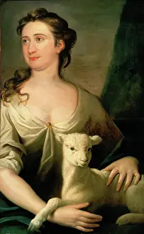 Mrs Jane Hogarth - The Artist's Wife. Creator: William Hogarth.<br> Mrs Jane Hogarth - The Artist's Wife. Creator: William Hogarth