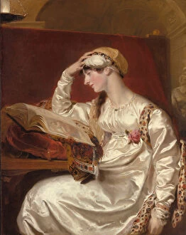 Painting And Sculpture Of Europe Gallery: Mrs. Jens Wolff, 1803 / 15. Creator: Thomas Lawrence