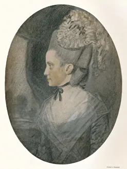 John Downman Prints: Mrs. John Mortlock (Nee Harrison), c1780. Artist: John Downman