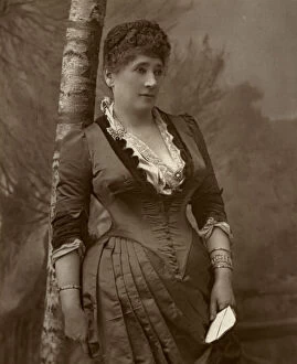 Mrs John Wood, British actress and theatre manager, 1888. Artist: Ernest Barraud