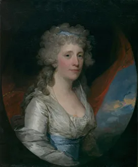 C Gilbert Stuart Prints: Mrs. Joseph Anthony Jr. (Henrietta Hillegas), ca. 1795-98. Creator: Gilbert Stuart