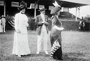 Grandstand Prints: Mrs. Leroy Andrews and Mrs. R.E