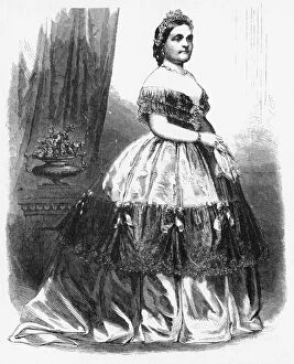 First Lady Collection: Mrs Lincoln, c1860s.Artist: Brady