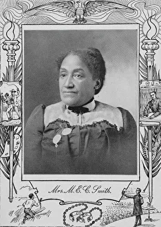 Booker T Prints: Mrs. M. E. C. Smith [recto], 1902. Creator: Unknown