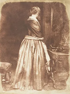 Stair Prints: Mrs. Marian Murray, 1843-47. Creators: David Octavius Hill, Robert Adamson