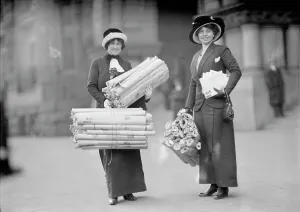 Petition Prints: Mrs. Martin Wiley Littleton, left