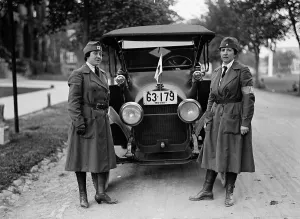 Cowhide Prints: Mrs. Mendum Bloomburg, Red Cross Motor Corps