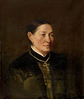 Mrs Meyer, Mother of Mrs Van Soom, 1884. Creator: Charles Francois Felu