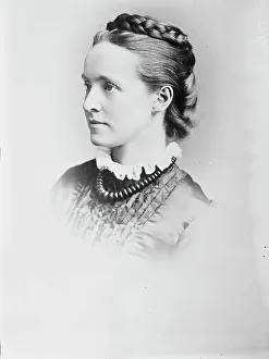 Plaited Prints: Mrs. Millicent Fawcett, portrait bust, 1913. Creator: Bain News Service