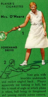 Demonstrating Gallery: Mrs. O Meara - Forehand Drive, c1935. Creator: Unknown