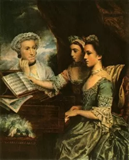 Daughters Collection: Mrs Paine and her Daughters, c1767, (1942). Creator: Sir Joshua Reynolds