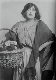 Ragged Prints: Mrs. Pat Campbell in Pygmallion, between c1910 and c1915. Creator: Bain News Service