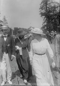Straw Boater Prints: Mrs. Payne Whitney, between c1915 and c1920. Creator: Bain News Service