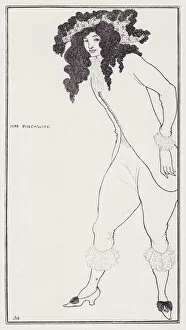 Androgynous Gallery: Mrs. Pinchwife, from The Savoy No. 8, 1896. Creator: Aubrey Beardsley