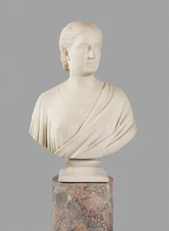 Hiram Powers Prints: Mrs. Potter Palmer, 1871. Creator: Hiram Powers