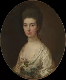 Oval Shaped Gallery: Mrs. Ralph Izard (Alice De Lancey, 1746 / 47-1832). Creator: Thomas Gainsborough
