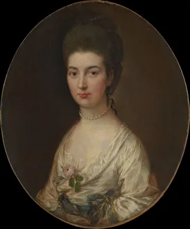 Cut Flower Prints: Mrs. Ralph Izard (Alice De Lancey, 1746 / 47-1832). Creator: Thomas Gainsborough