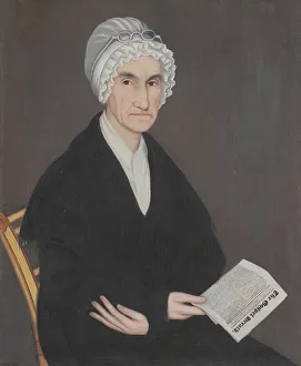Phillips Ammi Prints: Mrs. Reuben Allerton (Lois Atherton), 1821 / 22. Creator: Ammi Phillips