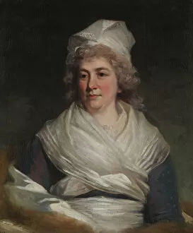 Revolution Collection: Mrs. Richard Bache (Sarah Franklin, 1743-1808), 1793. Creator: John Hoppner