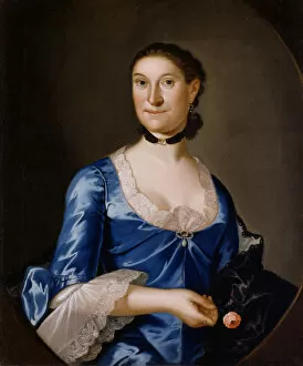 Choker Gallery: Mrs. Richard Brown, ca. 1760. Creator: Johan Hesselius